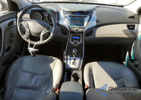 2013 Hyundai Elantra Gls из США, поврежденный, VIN 5NPDH4AE2DH326404